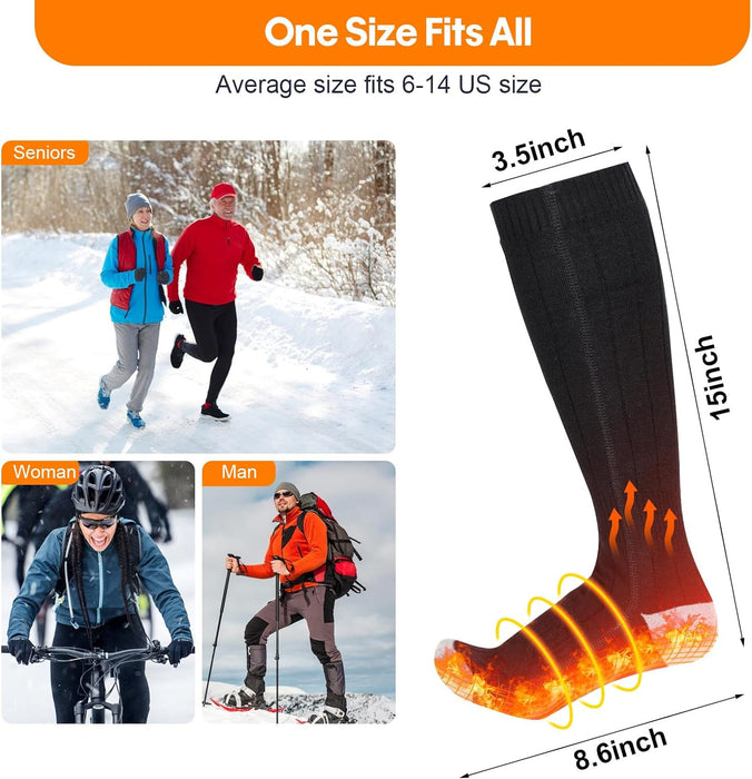 ICERANGERS Heated Socks – Bluetooth-Enabled with Up to 8 Hours of Battery Life