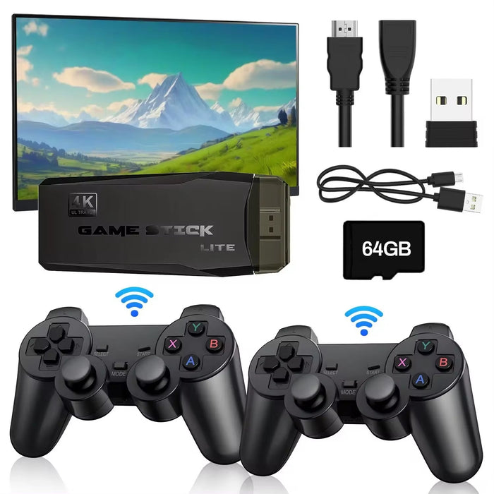 2024 New Retro Game Console 20,000+ Games 4K HDMI Includes 2 Wireless Controllers