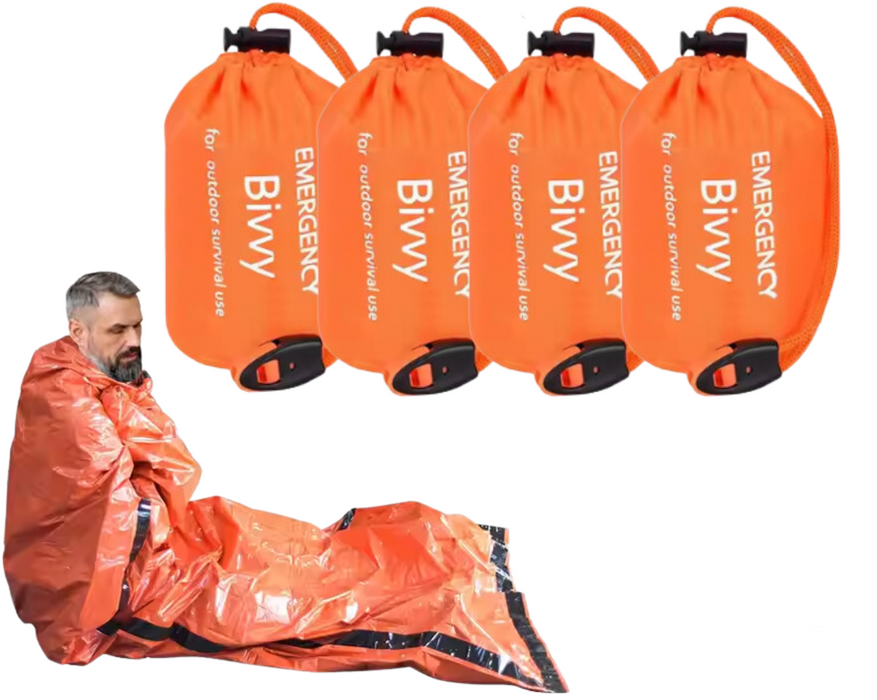 4st Utomhus Emergency Vattentät Thermal Sovsäck Camping Survival Bivvy Sack