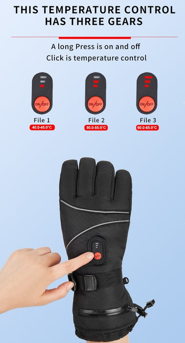 Heated Gloves by ICERANGERS Upgraded, Rechargeable – Perfect for Winter’s Challenges