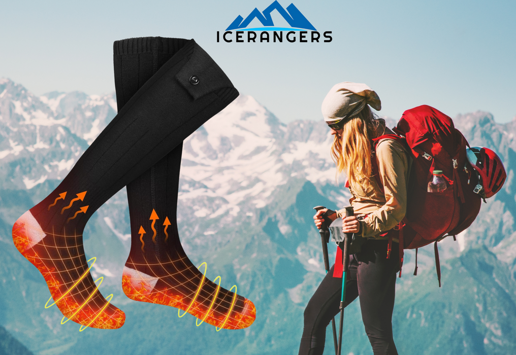 ICERANGERS Heated Socks – Bluetooth-Enabled with Up to 8 Hours of Battery Life